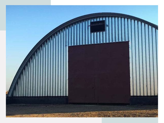Бескаркасные ангары в Малоярославце