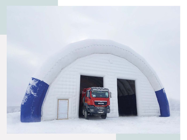 Мобильные ангары в Малоярославце