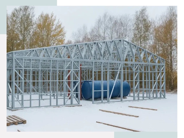 Металлические ангары в Малоярославце