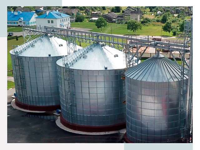 Металлические силосы в Малоярославце