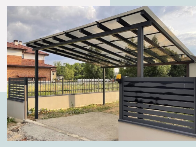 Металлические навесы в Малоярославец от 621 руб. за м²