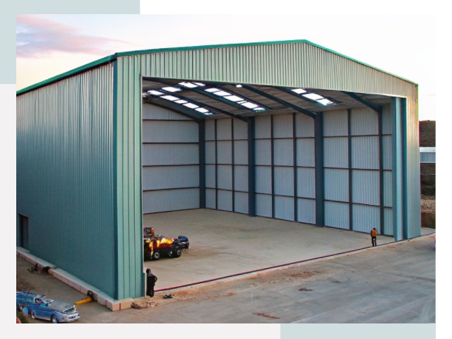 Строительство ангаров в Малоярославце